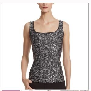 WHBM Black and Silver Tank Top